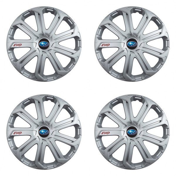puklice pre  Subaru 14 Evo silver