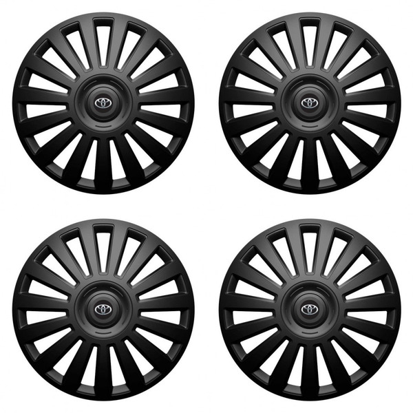 puklice pre  Toyota 15 Luxury black