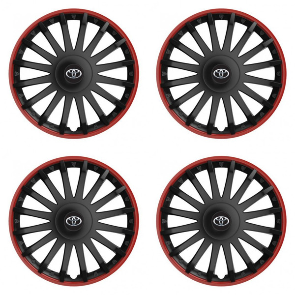 puklice pre  Toyota 15 CRYSTAL RO black