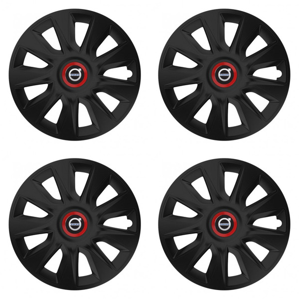 puklice pre  Volvo (čierne) 15 STRATOS RR black