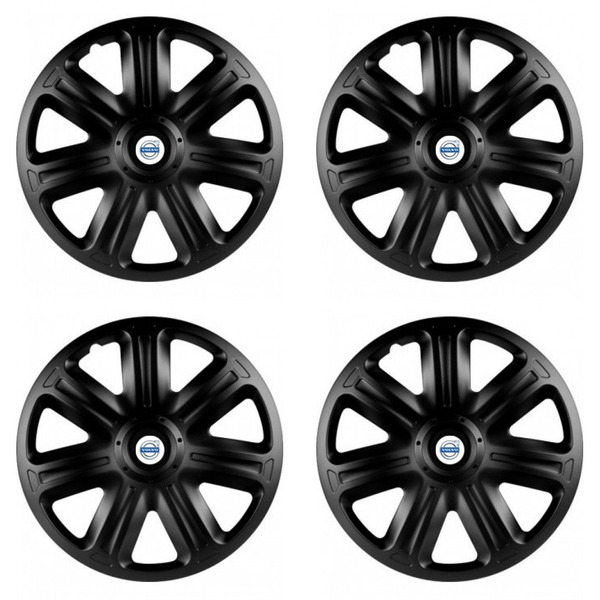 puklice pre  Volvo (biele) 14 COMFORT BLACK