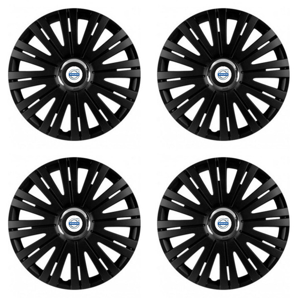 puklice pre  Volvo (biele) 14 ACTIVE RC BLACK