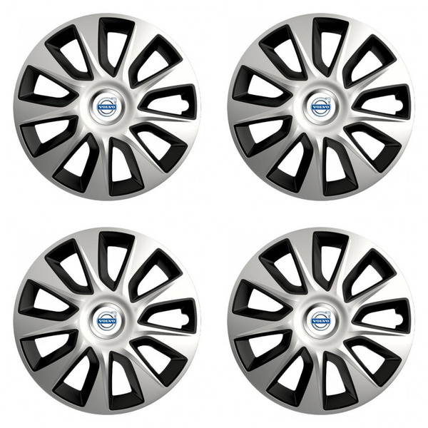 puklice pre  Volvo (biele) 14 STRATOS double colour