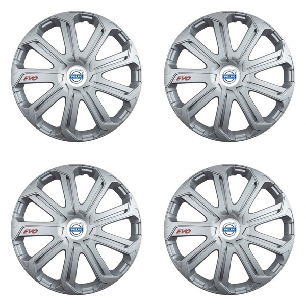puklice pre  Volvo (biele) 14 Evo silver