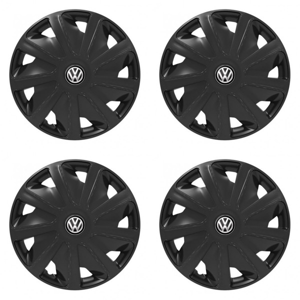 puklice pre  VW (čierne) pre dodávky 15 Craft black