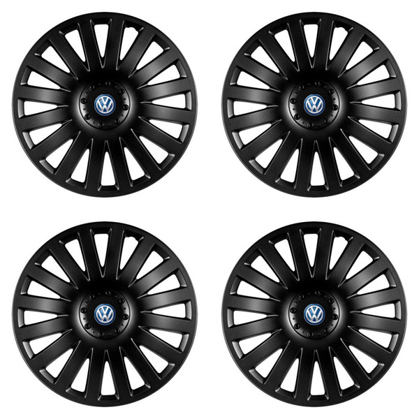 puklice pre  VW (modré) 15 Smart black