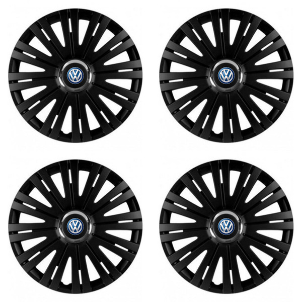 puklice pre  VW (modré) 14 ACTIVE RC BLACK