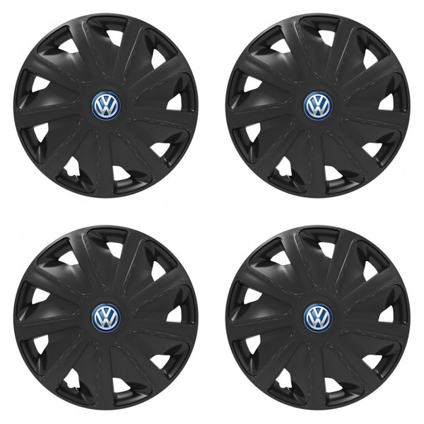 puklice pre  VW (modré) pre dodávky 15 Craft black
